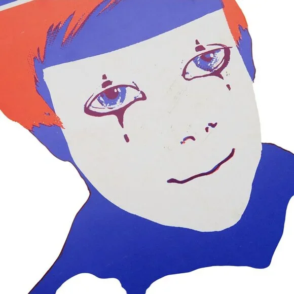 1969 Pop Art Lithograph Poster – “Deja-Vu” by Bob G.H. McKendrick, Mime Portrait - Picture 4 of 10